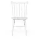 Lectus Krzesło Patyczak Mila Drewniane Białe