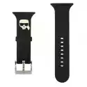 Pasek Karl Lagerfeld Karl Head Do Apple Watch (38/40/41Mm) Czarn