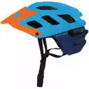 Kask Rowerowy Spokey Singletrail Niebiesko-Pomarańczowy (Rozmiar