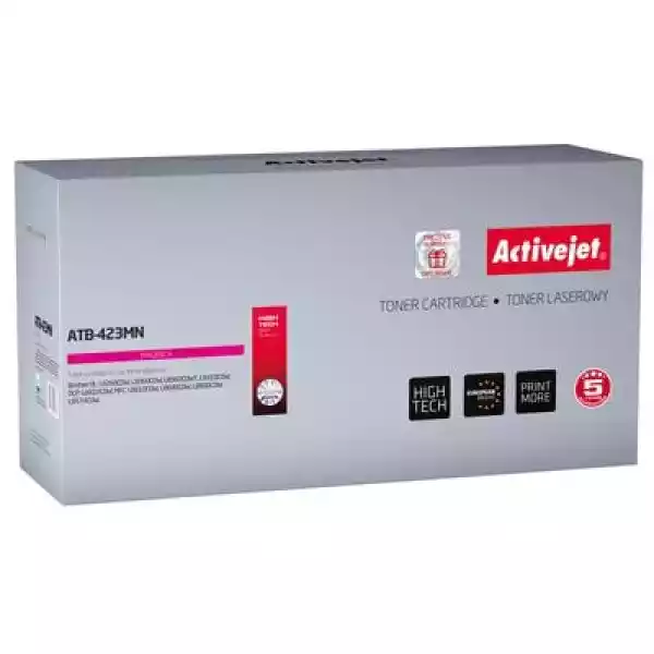 Toner Activejet Do Brother Tn-423M Atb-423Mn Purpurowy