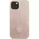 Guess Etui Guess Saffiano Triangle Logo Do Apple Iphone 13 Mini Różowy