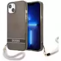 Etui Guess Translucent Stap Do Apple Iphone 13 Mini Czarny