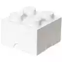Pojemnik Na Lego Klocek Brick 4 Biały 40031735