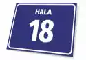 Tabliczka Hala Z Numerem, Oznaczeniem Literowym