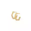Kolczyki Royal Złote Geometryczne 1 Cm