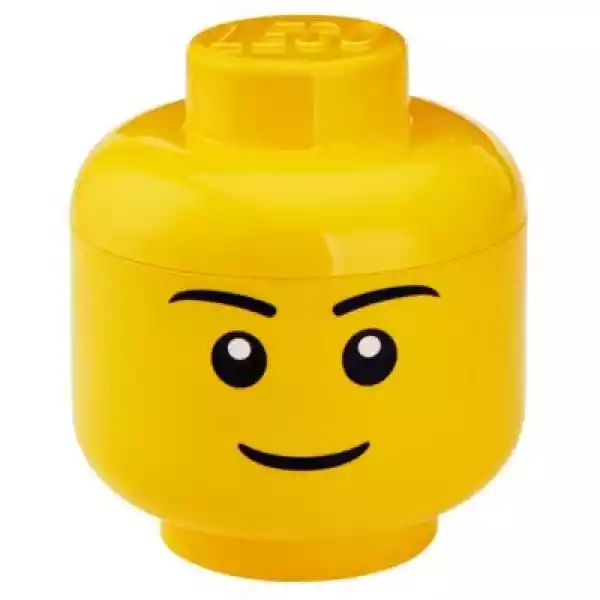 Pojemnik Na Lego Mała Głowa Chłopiec Żółty 40311724