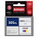 Activejet Tusz Activejet Do Hp 305 Xl 3Ym63Ae Kolorowy 18 Ml Ah-305Crx