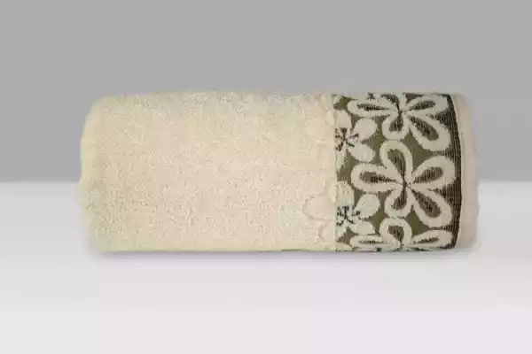 Bella Kremowy Ręcznik Bawełniany Greno 50 X 90
