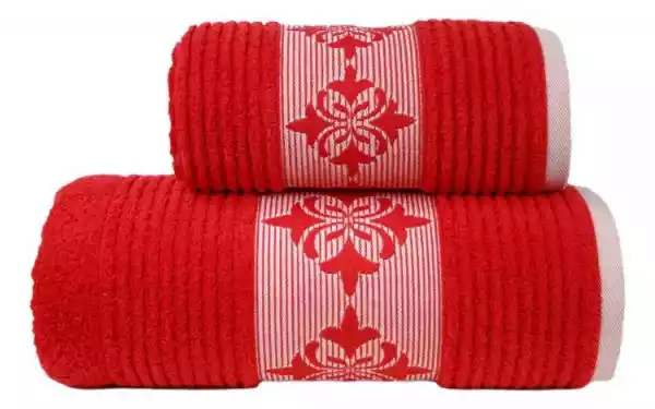 Ręcznik Bawełniany Greno Firenze Czerwony 70 X 140