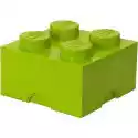 Lego Pojemnik Na Lego Klocek Brick 4 Jasnozielony 40031220