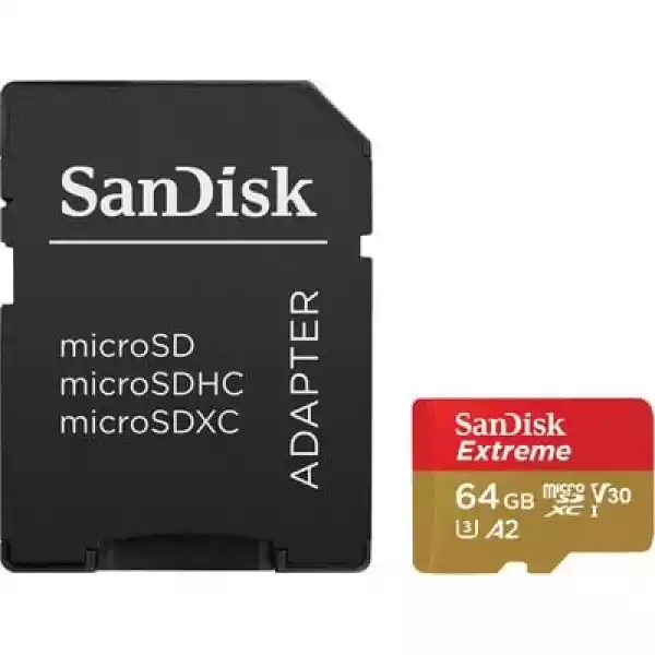 Karta Pamięci Sandisk Extreme Microsdxc 64 Gb