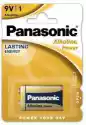 Panasonic Bateria Panasonic 9V 6Lr61 Alkaline (Blister 1Szt.) - Darmowa Do