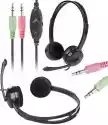 Słuchawki Nauszne Stereo Natec Canary Z Mikrofonem I Regulacją G