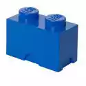 Pojemnik Na Lego Klocek Brick 2 Niebieski 40021731