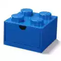 Lego Pojemnik Na Lego Z Szufladką Brick 4 Niebieski 40201731