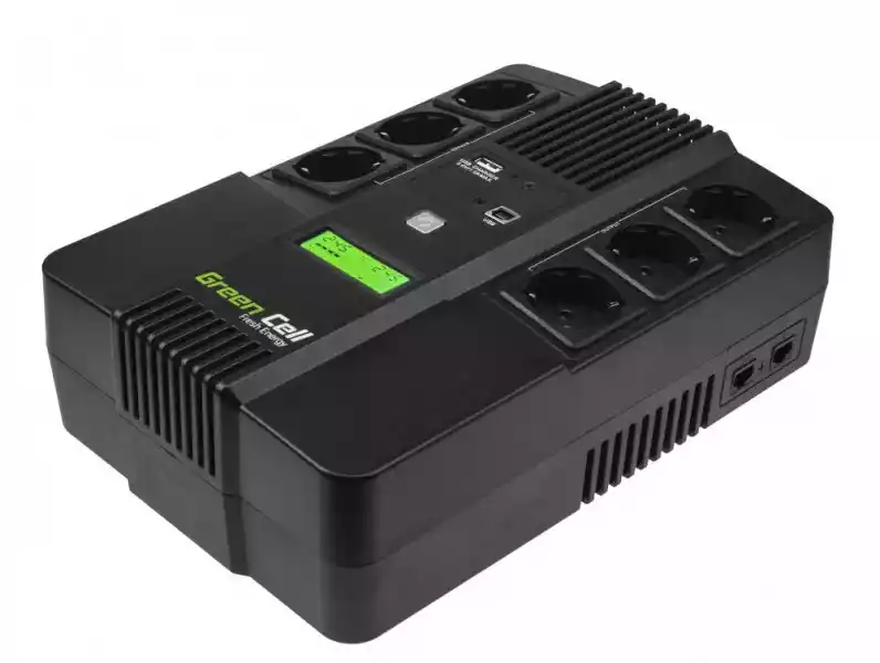 Ups Zasilacz Awaryjny Aio Green Cell 800Va 480W Aio Z Wyświetlac