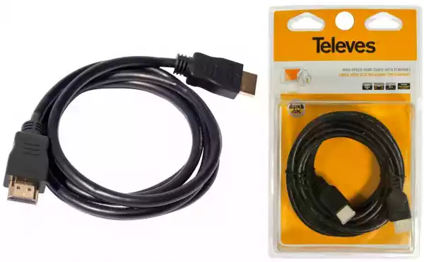 Kabel Hdmi 2.0 Televes Ref. 494502 3M 4K - Darmowa Dostawa - Rat