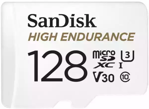 Karta Sandisk High Endurance Microsdxc 128Gb V30 Z Adapterem  (R