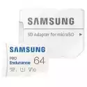 Samsung Karta Pamięci Samsung Pro Endurance Microsdxc 64Gb + Adapter