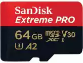 Karta Sandisk Extreme Pro Microsdxc 64Gb 200/90 Mb/s A2 C10 V30 