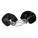Pokojrozkoszy Handcuffs Black – Klasyczne Kajdanki Z Futerkiem