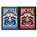 Bicycle  Karty Dragon Blue Back 