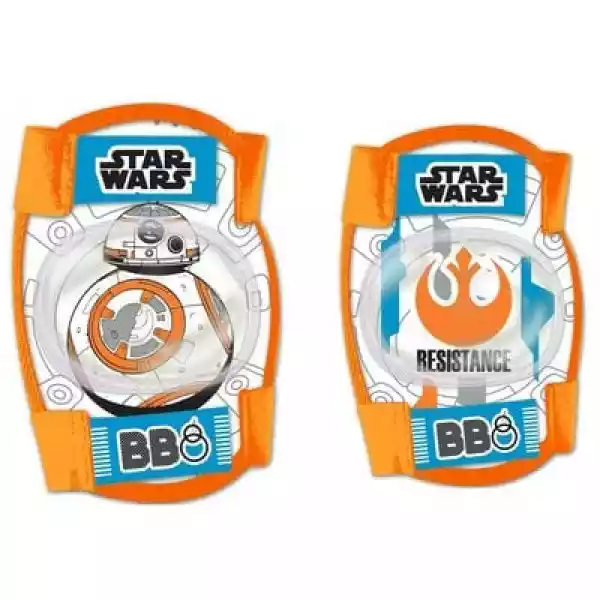 Ochraniacze Star Wars 9038 Pomarańczowo-Biały Dla Dzieci (Rozmia