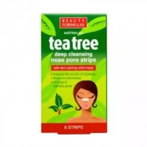 Beauty Formulas Tea Tree Blackhead Peeling Facial Scrub Oczyszcz