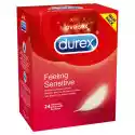 Durex Prezerwatywy Cienkie - Durex Feeling Sensitive Condoms 24 Szt