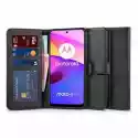 Etui Tech-Protect Wallet Do Motorola Moto E20/e30/e40 Czarny