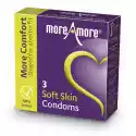 More Amore Prezerwatywy Dopasowane - Moreamore Condom Soft Skin 3 Szt  
