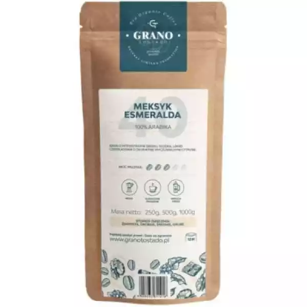Kawa Mielona Grano Tostado Meksyk Esmeralda Arabica 0.5 Kg
