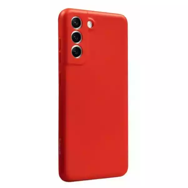Etui Crong Color Cover Do Samsung Galaxy S21 Fe Czerwony