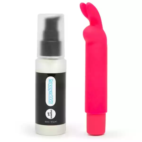 Zestaw Orgazmowy Żel I Mini Wibrator - Happy Rabbit Orgasm Kit