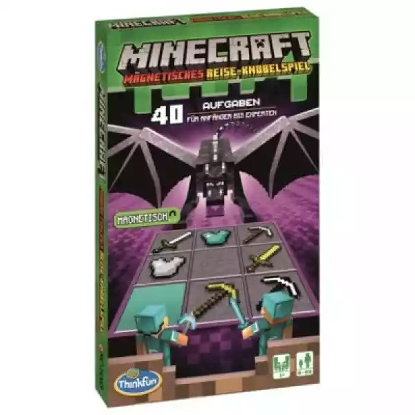 Gra Planszowa Ravensburger Minecraft - Łamigłówka Magnetyczna
