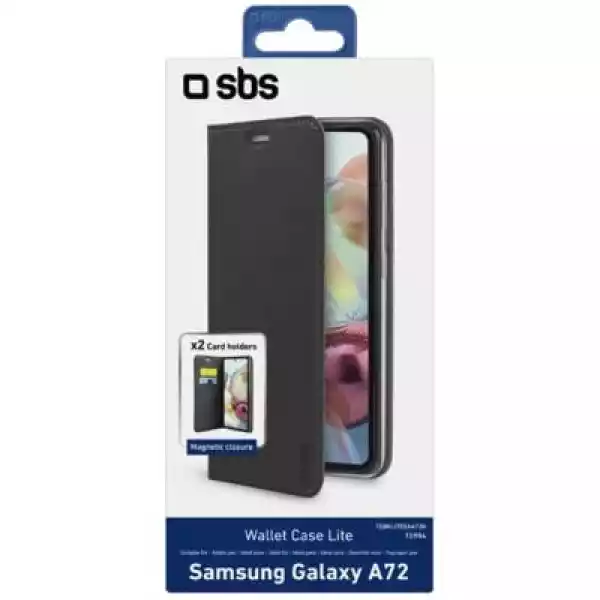 Etui Sbs Book Wallet Lite Do Samsung Galaxy A72 Czarny