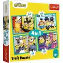 Trefl  Puzzle 4W1 Wesoły Świat Minionków Trefl