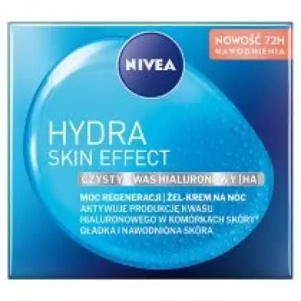 Nivea Hydra Skin Effect Żel-Krem Na Noc Moc Regeneracji 50 Ml