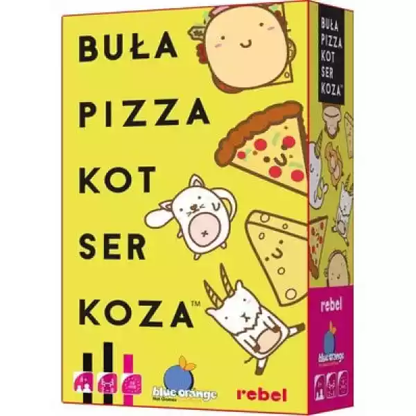 Gra Karciana Rebel Buła, Pizza, Kot, Ser, Koza 113829