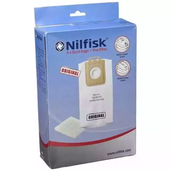 Worki Do Odkurzacza Nilfisk Select (4 Sztuki)