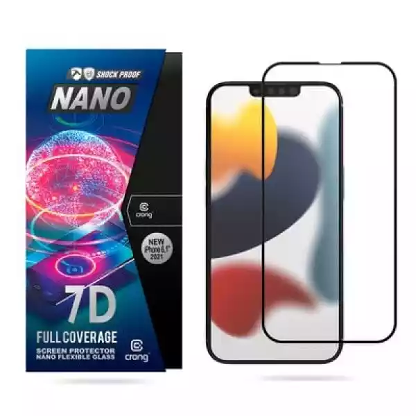 Szkło Hybrydowe Crong Nano Flexible Glass Do Iphone 13/iphone 13