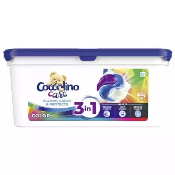 Kapsułki Do Prania Coccolino Care 3 In 1 Color 29 Szt.