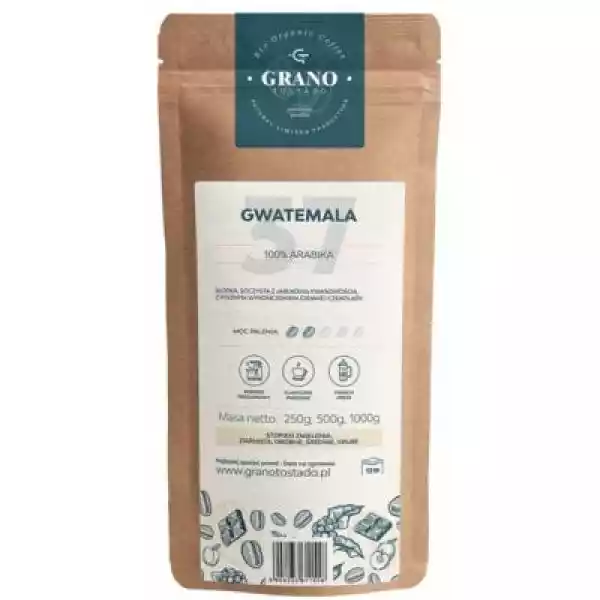 Kawa Mielona Grano Tostado Gwatemala Arabica 0.25 Kg