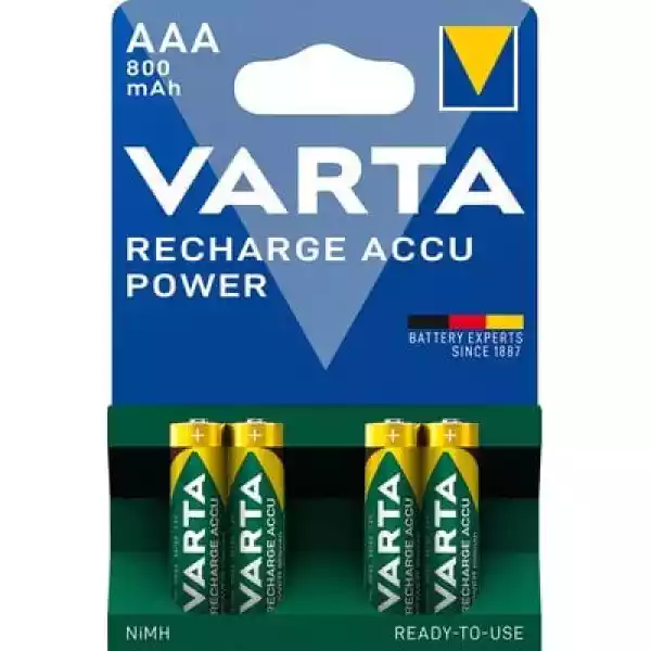 Akumulatorki Aaa 800 Mah Varta (4 Szt.)
