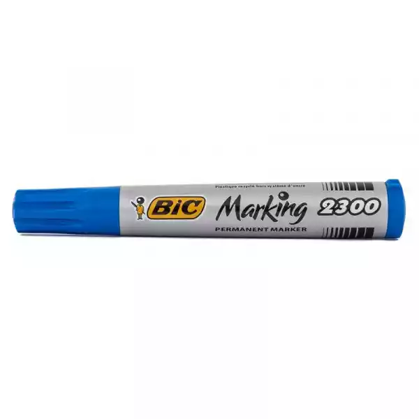 Marker Permanentny Bic Marking 2300 Ecolutions Ścięty - Niebiesk