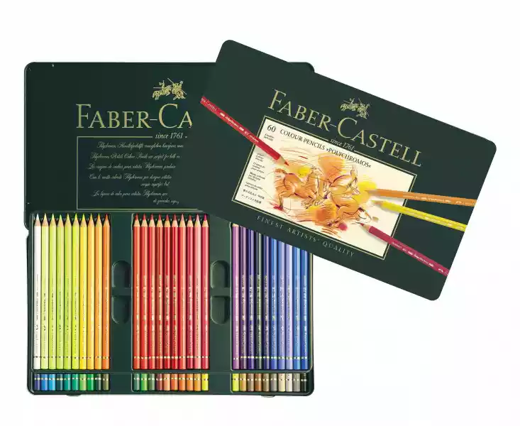 Kredki Ołówkowe Faber-Castell Polychromos - 60 Kolorów