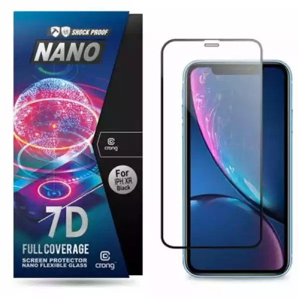 Szkło Hybrydowe Crong 7D Nano Flexible Glass Do Iphone 11/xr