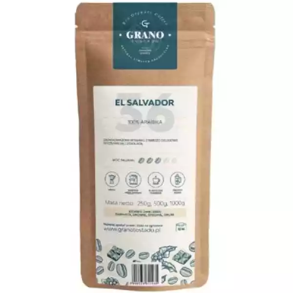 Kawa Mielona Grano Tostado El Salvador Arabica 0.25 Kg