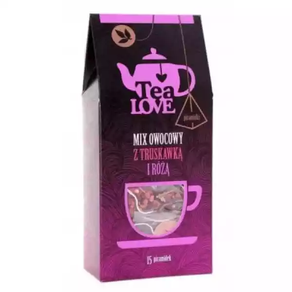 Herbata Tea Love Mix Owocowy Z Truskawką I Różą (15 Sztuk)