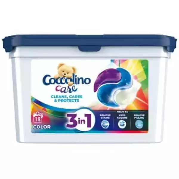 Kapsułki Do Prania Coccolino Care 3 In 1 Color 18 Szt.